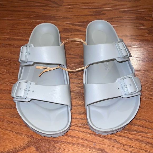 Men’s Birkenstock Arizona Eva Gray Sandals - Picture 2 of 7